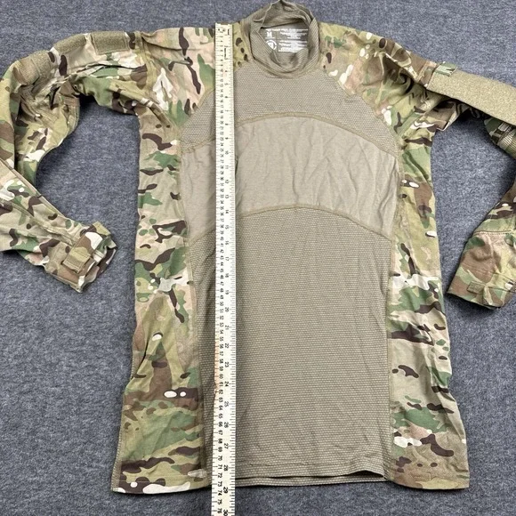 US Army Combat Shirt Mens Medium Flame Resistant Long Sleeve Military Multicam - Picture 5 of 8